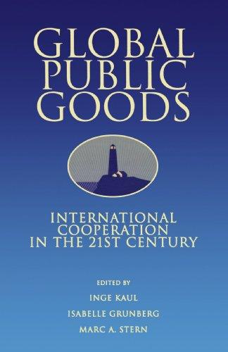 Global Public Goods: International Cooperation in the 21st Century