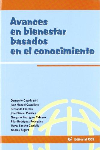 Avances en bienestar basados en el conocimiento (Intervención social, Band 9)