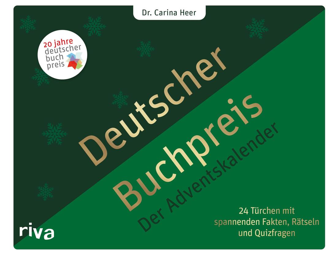 Deutscher Buchpreis – Der Adventskalender: 24 Türchen mit spannenden Fakten, Rätseln und Quizfragen | Zum 20-jährigen Jubiläum des Romans des Jahres. Geschenk für alle Buchliebhaber