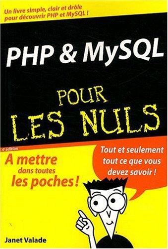 PHP & MySQL pour les nuls