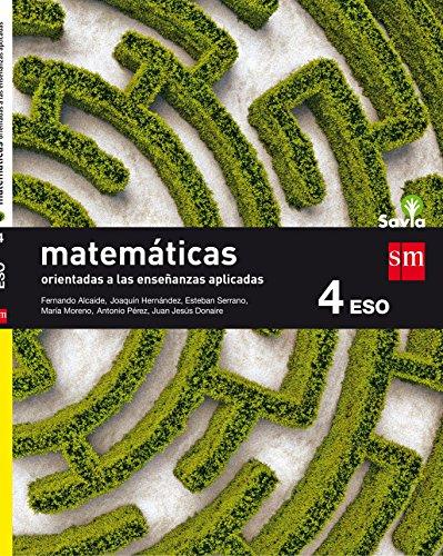 Matemáticas orientadas a las ciencias aplicadas. 4 ESO. Savia