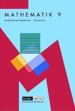 Duden Mathematik - Sekundarstufe I - Gymnasium Mecklenburg-Vorpommern: 9. Schuljahr - Schülerbuch