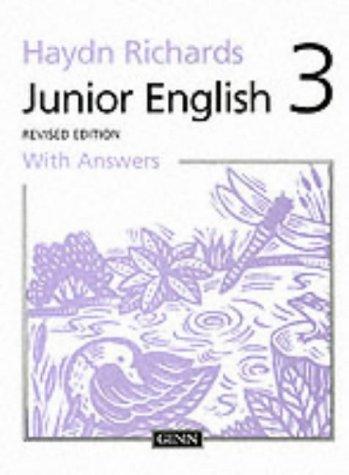 Junior English 1997: Pupil Book with Answers Book 3 (Haydn Richards)