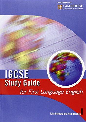 IGCSE Study Guide for First Language English (IGCSE Study Guides)