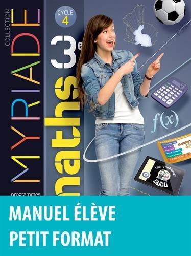 Maths 3e : cycle 4 : programme 2016