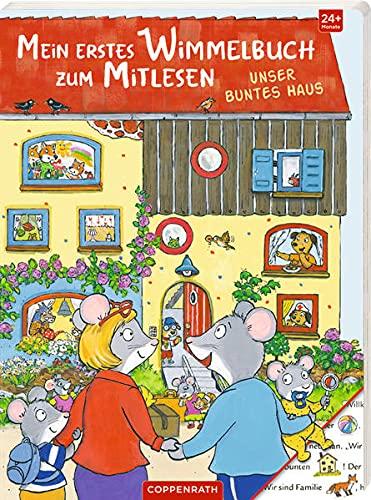 Mein erstes Wimmelbuch zum Mitlesen: Unser buntes Haus