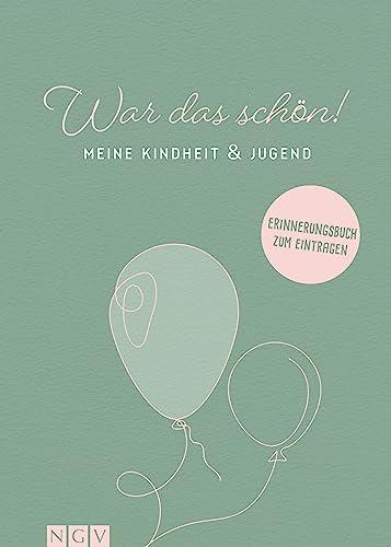 War das schön! Meine Kindheit & Jugend: Ein Erinnerungsbuch | Für unvergessliche Momente & Erinnerungen