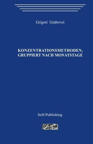 Konzentrationsmethoden, gruppiert nach Monatstagen