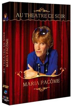 AU THEATRE CE SOIR: le coffret 3DVD Maria PACOME avec les pièces suivantes: Le noir te va si bien / Le don d'Adèle / L'amant de madame Vidal [FR Import]