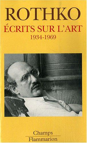 Ecrits sur l'art : 1934-1969