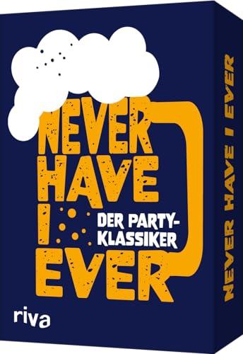 Never Have I Ever: Der Partyklassiker. Das beliebte Trinkspiel. Geschenk zu Geburtstag, JGA, Schulabschluss, Weihnachten, Ostern. Ab 18 Jahren