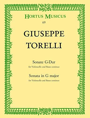 Sonate G-Dur. Violoncello, Basso Continuo