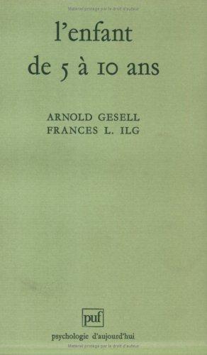 L'Enfant de 5 à 10 ans