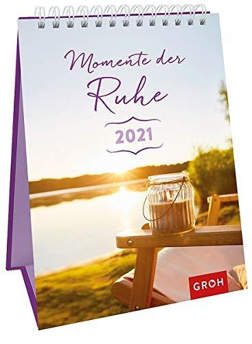 Momente der Ruhe 2021: Dekorativer Wochenkalender im Hochformat zum Hinstellen