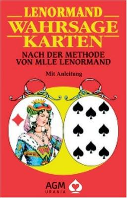 Lenormand Wahrsagekarten. 36 farbige Karten: Nach der Methode von Mlle Lenormand