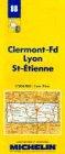 Clermont-Ferrand Lyon St. Etienne Map (Michelin Maps)