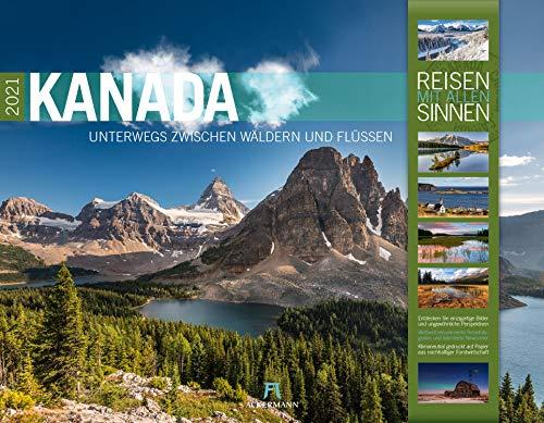 Kanada Kalender 2021, Wandkalender im Querformat (54x42 cm) - Natur- und Reisekalender