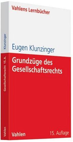 Grundzüge des Gesellschaftsrechts