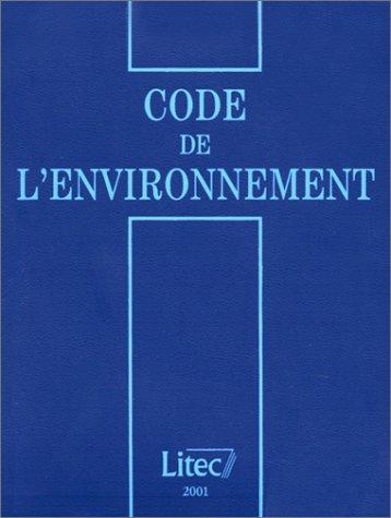 Code de l'environnement 2001