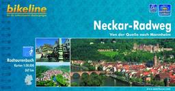 Bikeline Radtourenbuch, Neckar-Radweg. Von der Quelle nach Mannheim. 1:50000, wetterfest/reißfest