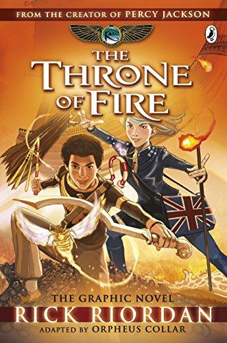 The Throne of Fire: The Graphic Novel (The Kane Chronicles Book 2) (Kane Chronicles Graphic Novels, Band 2)