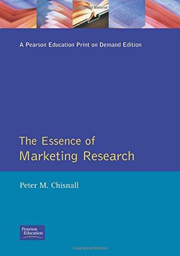 Essence of Marketing Research (Essence of Management Series)