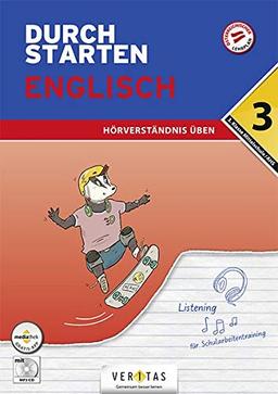 Durchstarten - Englisch Mittelschule/AHS: 3. Klasse - Hörverständnis: Übungsbuch mit Lösungen und Audio-CD: bungsbuch mit Lsungen und Audio-CD