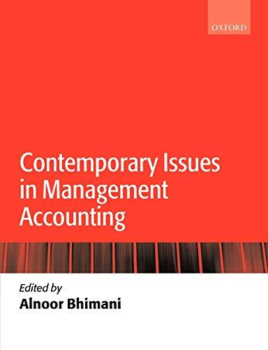 Contemporary Issues in Management Accounting