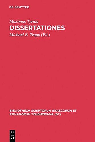 Dissertationes (Bibliotheca scriptorum Graecorum et Romanorum Teubneriana)