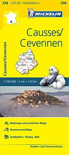 Michelin Causses - Cevennen: Straßen- und Tourismuskarte 1:150.000 (MICHELIN Localkarten)