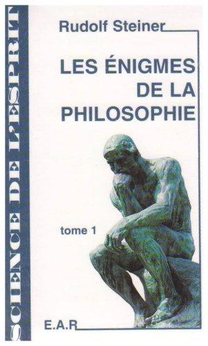 Les énigmes de la philosophie : présentées dans les grandes lignes de son histoire