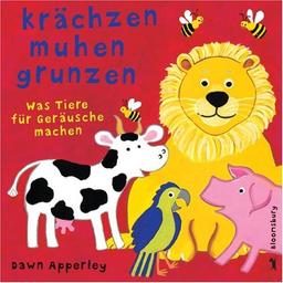 Krächzen, Muhen, Grunzen. Was Tiere für Geräusche machen. Pop-up-Buch