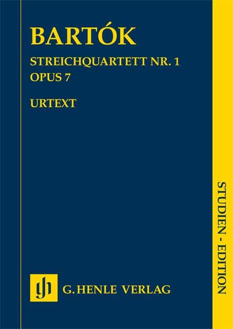 Streichquartett Nr. 1, op. 7; Studien-Edition: Besetzung: Streichquartette (Studien-Editionen: Studienpartituren)