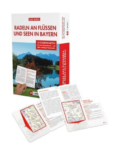 Radeln an Flüssen und Seen in Bayern: 32 Karten in der Box