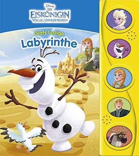 Disney Die Eiskönigin - Olaf - Labyrinth-Soundbuch: Pappbilderbuch mit 5 Geräuschen - für Kinder ab 18 Monaten