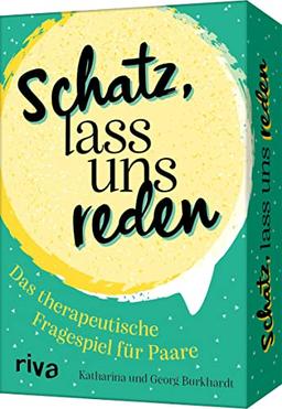 Schatz, lass uns reden: Das therapeutische Fragespiel für Paare. Fragen und Aufgaben für tiefgründige Gespräche. Das perfekte Geschenk für Valentinstag oder Jahrestag