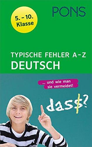 PONS Typische Fehler A bis Z Deutsch