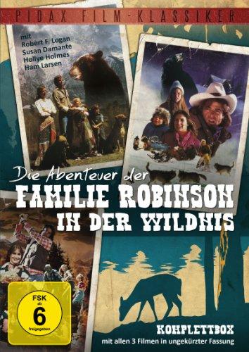 Pidax Film-Klassiker: Die Abenteuer der Familie Robinson in der Wildnis - Komplettbox mit allen 3 Spielfilmen [3 DVDs]