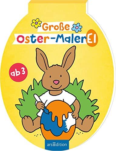 Große Oster-Malerei: Malbuch ab 3 Jahren | Ausmalspaß im Frühling