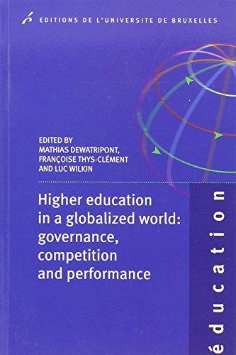 HIGHER EDUCATION IN A GLOBALIEZD WORLD / GOVERNANCE, COMPETITION AND PERFORMANCE