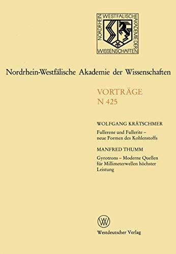 Nordrhein-Westfälische Akademie der Wissenschaften: Natur-, Ingenieur- und Wirtschaftswissenschaften