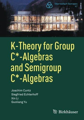 K-Theory for Group C*-Algebras and Semigroup C*-Algebras (Oberwolfach Seminars, Band 47)