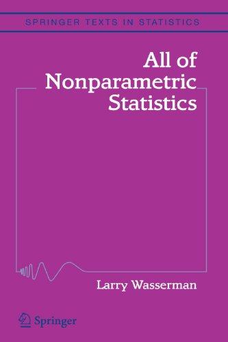 All of Nonparametric Statistics (Springer Texts in Statistics)