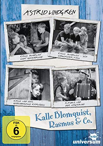 Astrid Lindgren - Kalle Blomquist, Rasmus & Co. (original schwarz-weiß Filme) [2 DVDs]