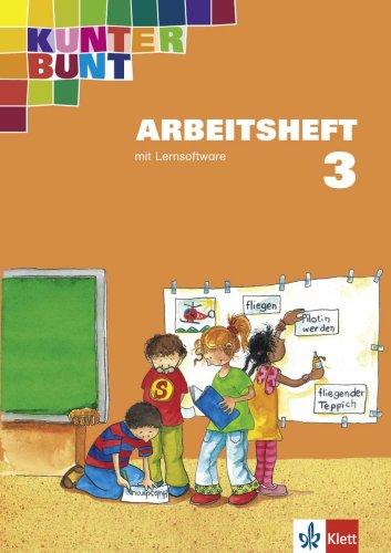 Kunterbunt Sprachbuch. Ausgabe Baden-Württemberg, Rheinland-Pfalz - bisherige Ausgabe / Arbeitsheft mit CD-ROM 3. Schuljahr