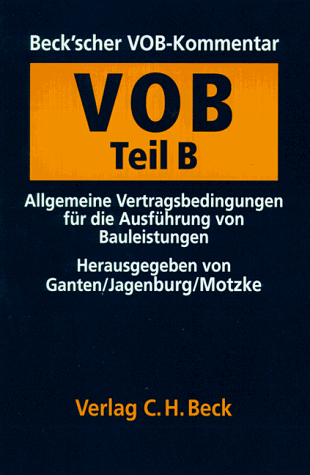 Beck'scher VOB- und Vergaberechts-Kommentar, Teil B