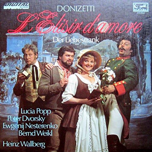 Donizetti: L'Elisir d'Amore (Der Liebestrank) (Gesamtaufnahme in italienischer Sprache) [Vinyl Schallplatte] [3 LP Box-Set]