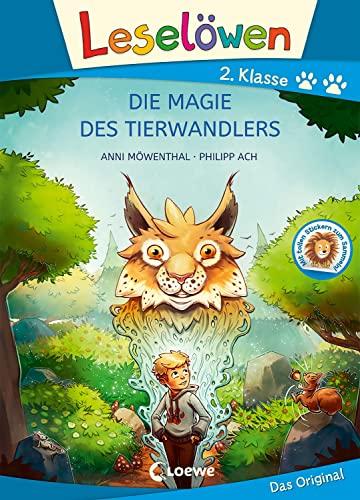 Leselöwen 2. Klasse - Die Magie des Tierwandlers (Großbuchstabenausgabe): Mit Leselernschrift ABeZeh - Erstlesebuch für Kinder ab 7 Jahren