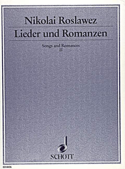 Lieder und Romanzen: Erstausgabe. Band 2. Singstimme und Klavier.