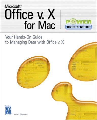 Microsoft Office V.X for Mac: Power User's Guide